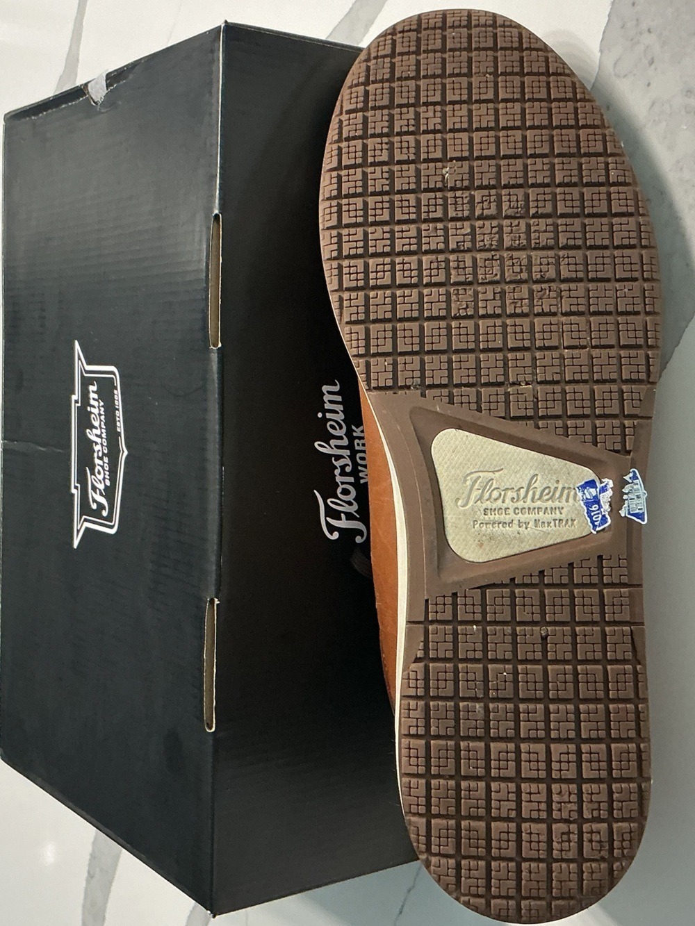 Florsheim Work Crossover Max TRAX Dress Shoe - Picture 8 of 12